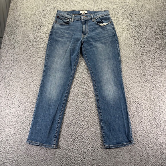Lucky Brand Jeans Mens 32x30 Blue Medium Wash Cotton Stretch 223 Straight Fit - Picture 1 of 11